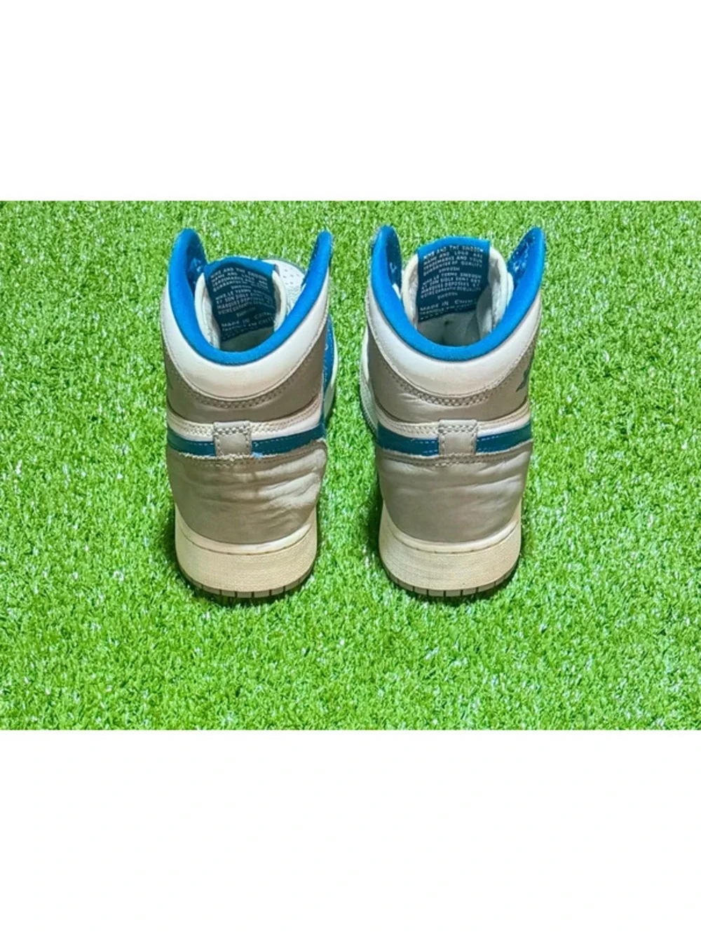 Air Jordan 1 Mid Blue Grey White – Youth Size 5Y – FD1437-410
